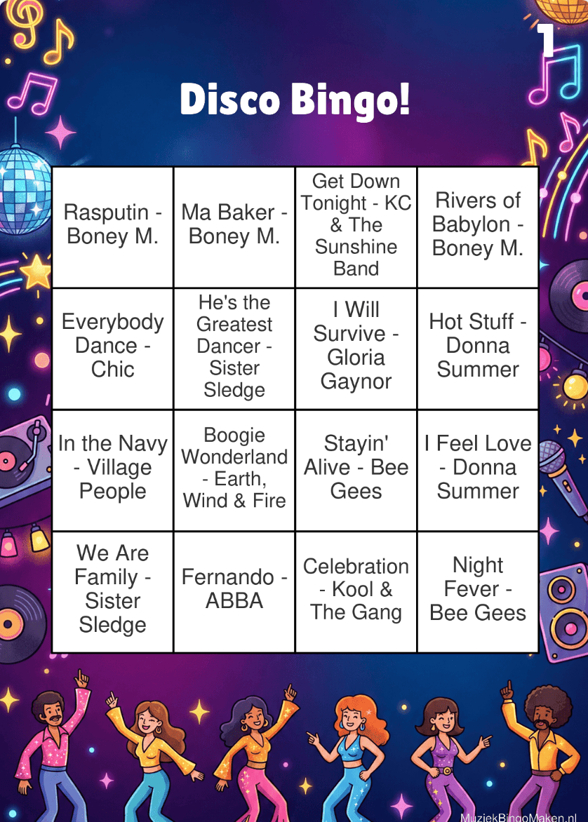 Bingo Musical Disco