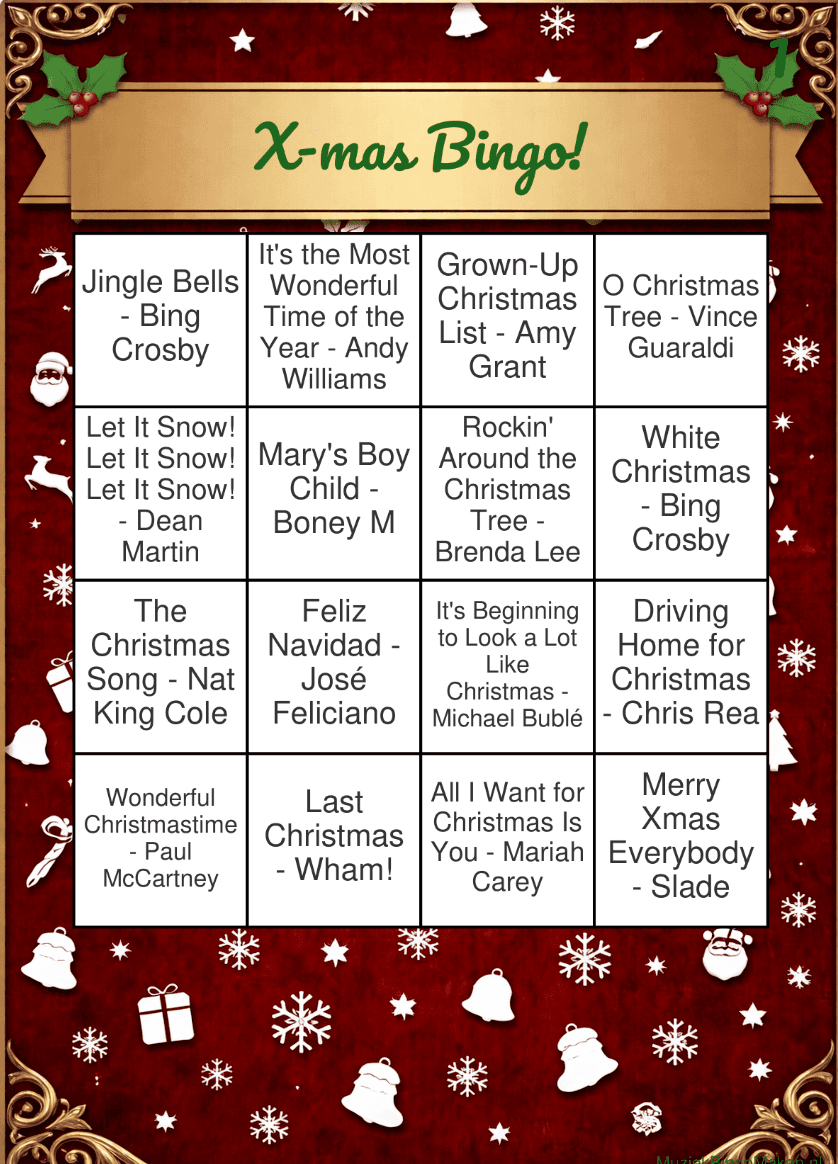 Bingo Musical Navidad